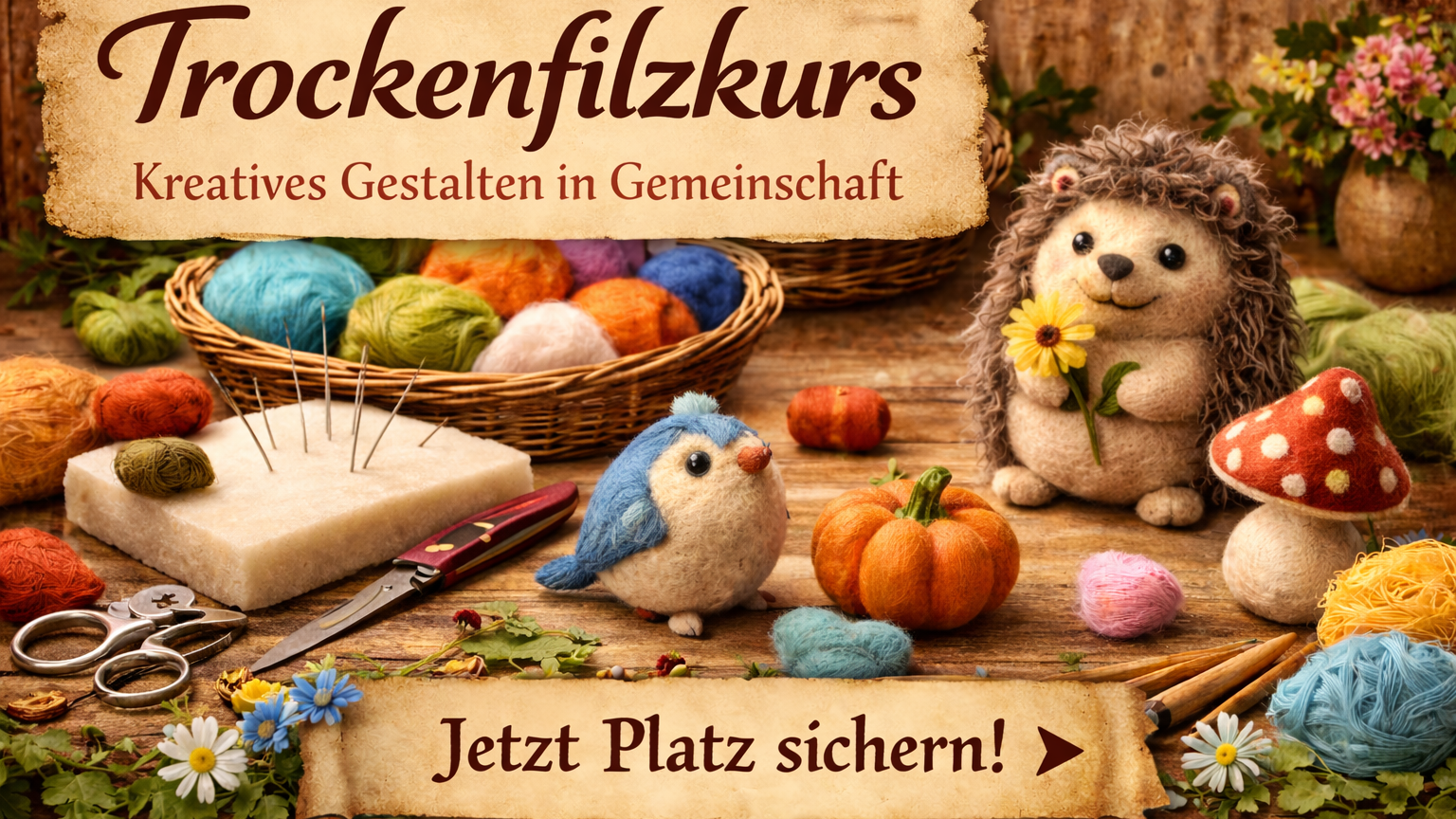Filzkurs für Anfänger
